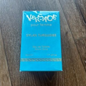 Versace Dylan Turquoise Women's Eau de Toilette - Turquoise & Gold Accents